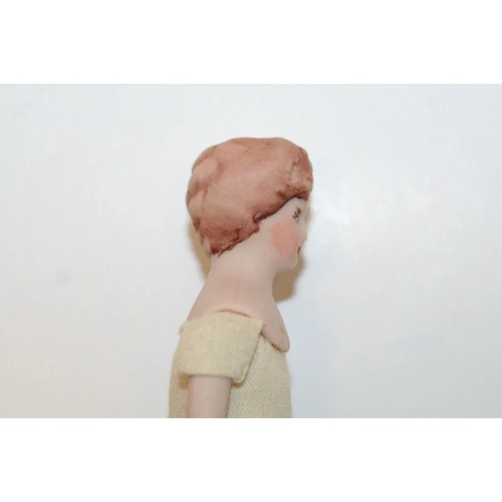 Antique German Bisque Shoulder Head Doll 6